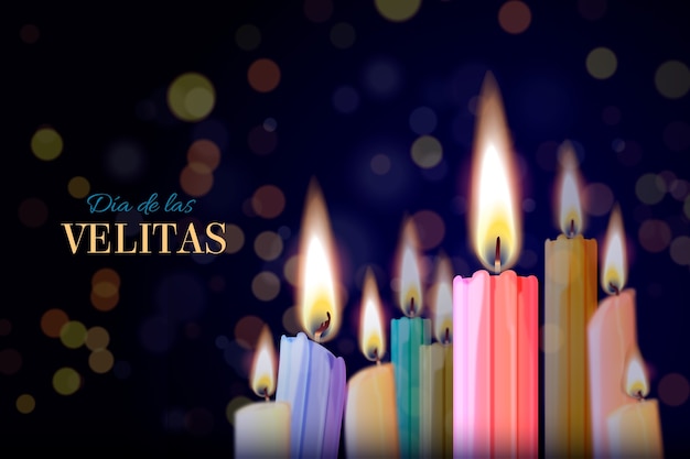 写实的蜡烛背景