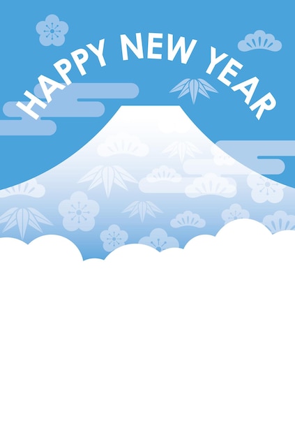 抽象富士山元素日本日式背景