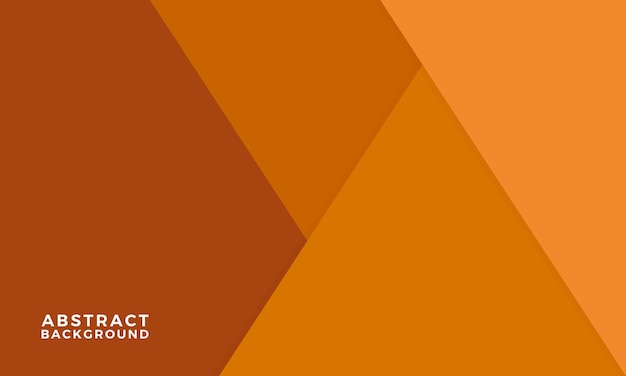 抽象几何多边形色块橙色背景