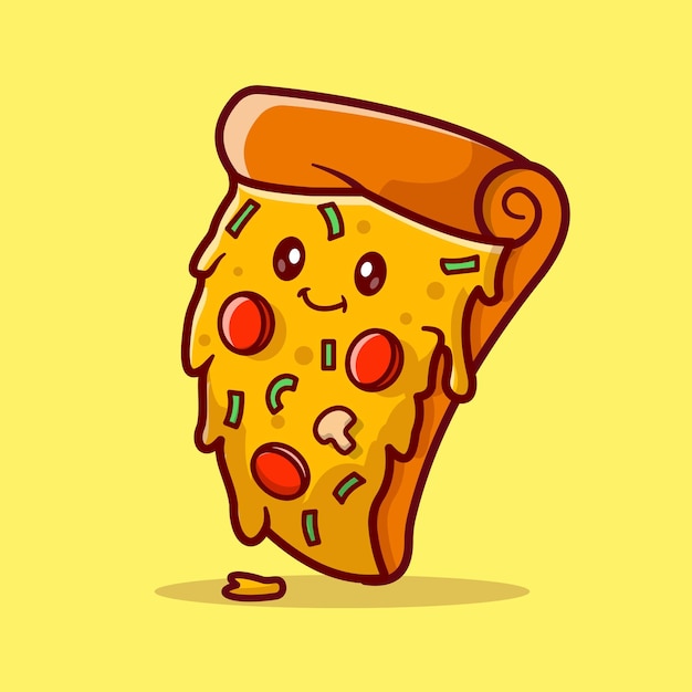 披萨卡通插画