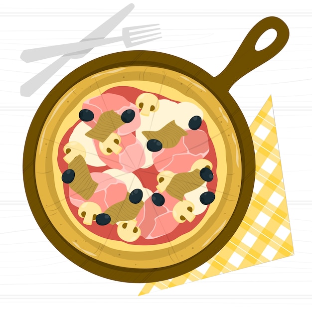 披萨插画