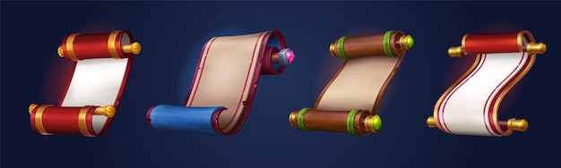 魔法卷轴游戏道具