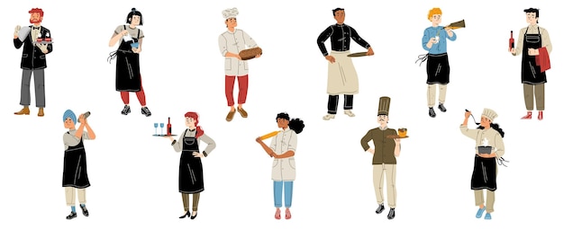 餐厅服务员厨师