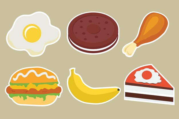 煎鸡蛋饼干鸡腿三明治