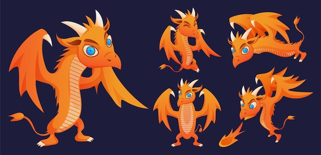 西方龙动作元素