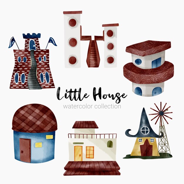 童话幻想房子房屋元素