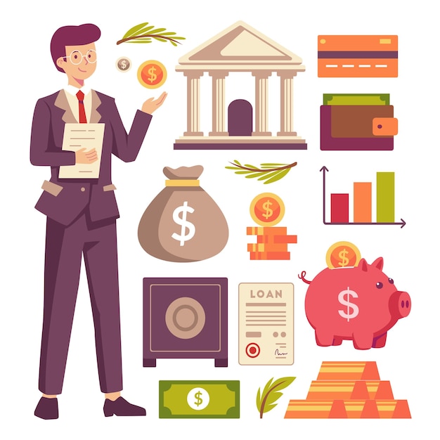 金融行业银行储蓄金钱