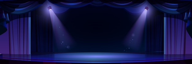 聚光灯舞台背景