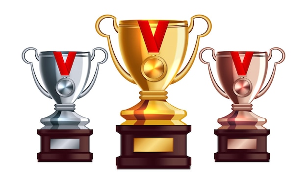 金奖银奖铜奖奖杯