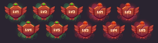 游戏等级游戏道具ui