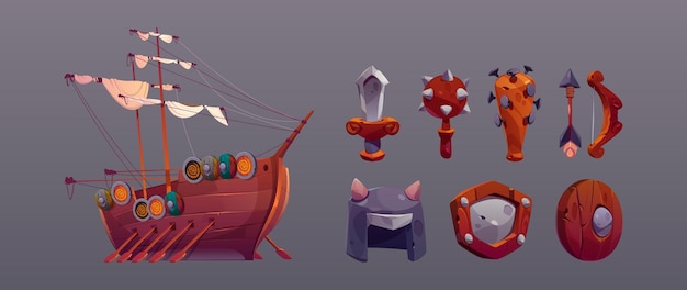 战船武器装备游戏道具图标