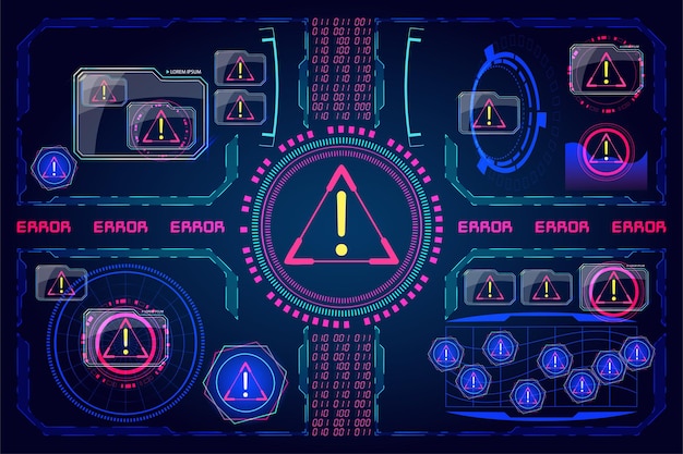 科幻hud仪表盘科技ui