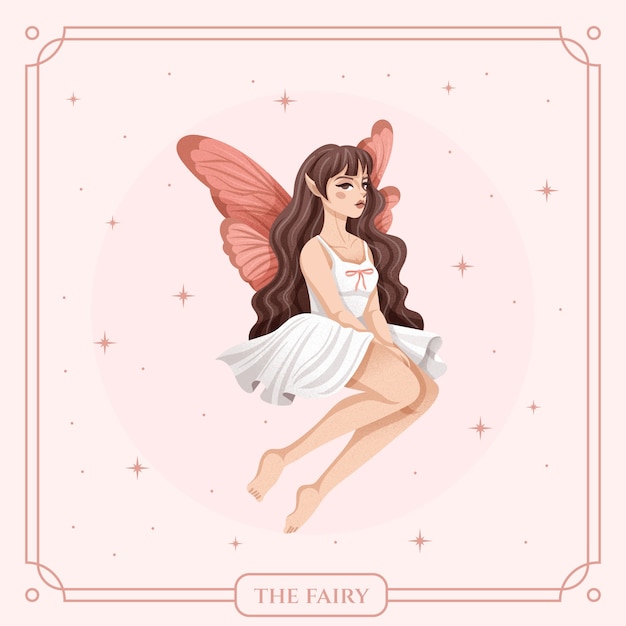 童话花仙子人物插画