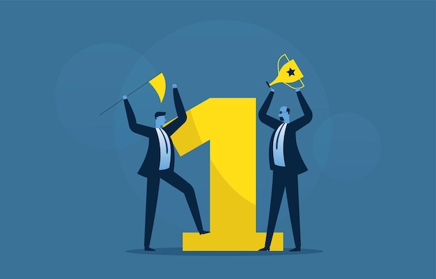 企业经营插画获取市场冠军