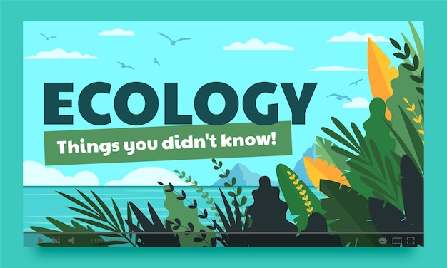 生态环保环境保护植物背景模板