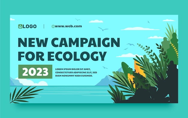 生态环保环境保护植物背景模板