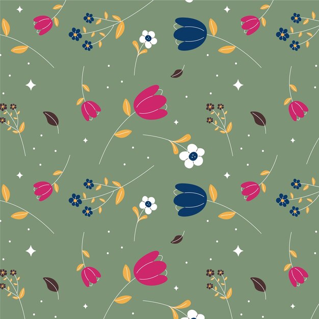 植物花卉花朵无缝壁纸纹理图案花纹