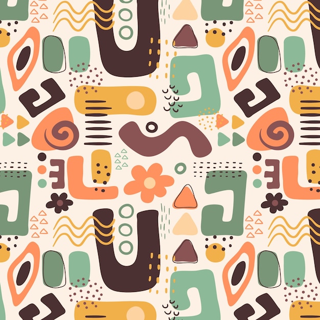 抽象图形无缝壁纸纹理图案花纹