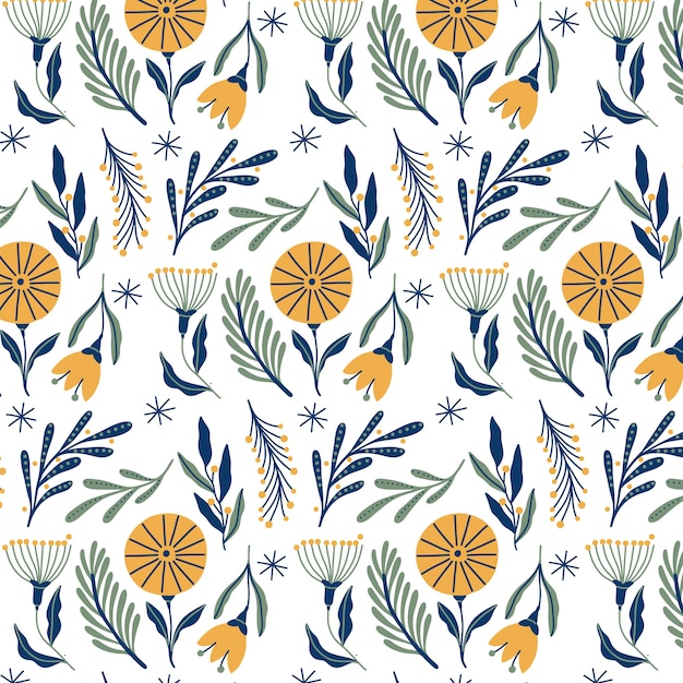 植物花卉花朵无缝壁纸纹理图案花纹