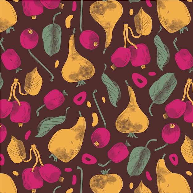 植物无缝壁纸纹理图案花纹