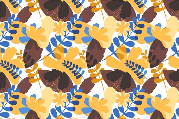 植物叶子无缝壁纸纹理图案花纹