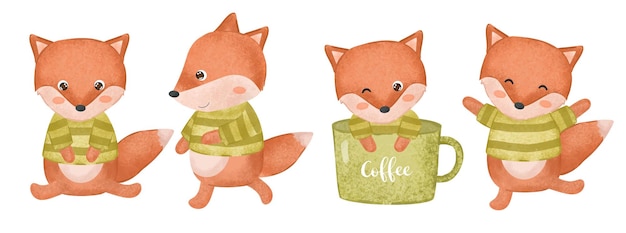 狐狸插画