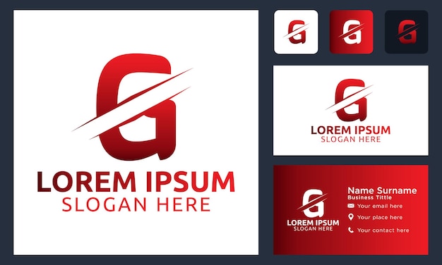 字母g金融标志logo