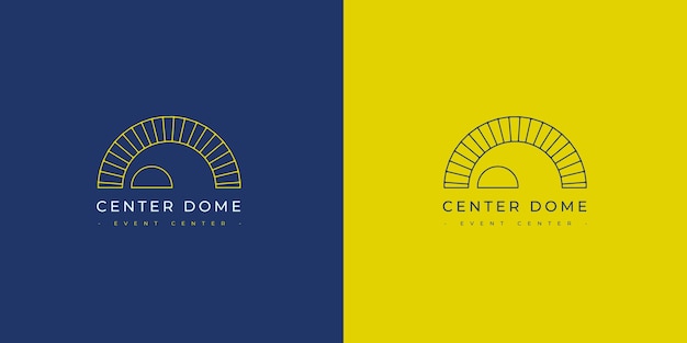 圆顶拱形标志logo