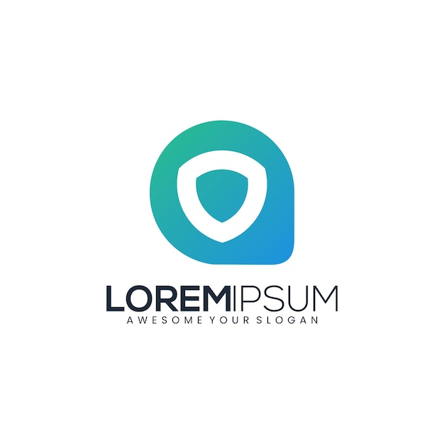 字母A盾牌标志logo