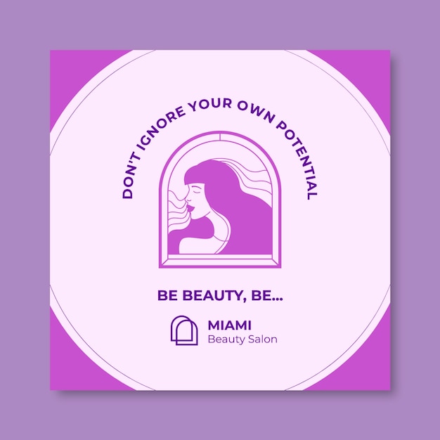 美容院女人标志logo