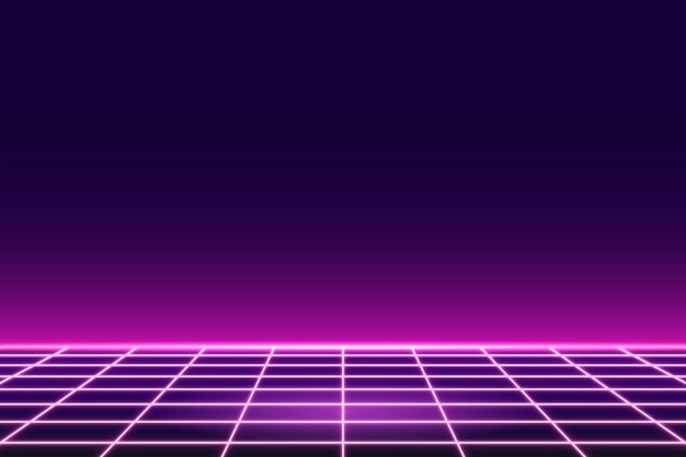 蒸汽波风格复古网格背景