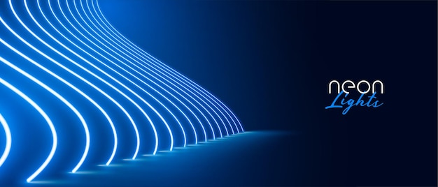 霓虹灯发光抽象背景