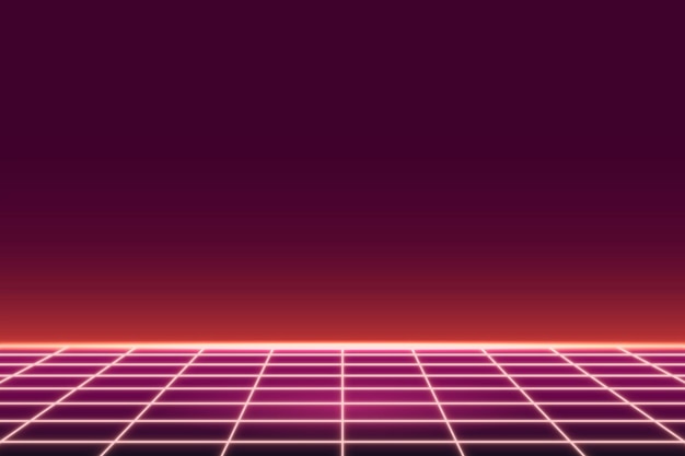 复古蒸汽波风格网格背景