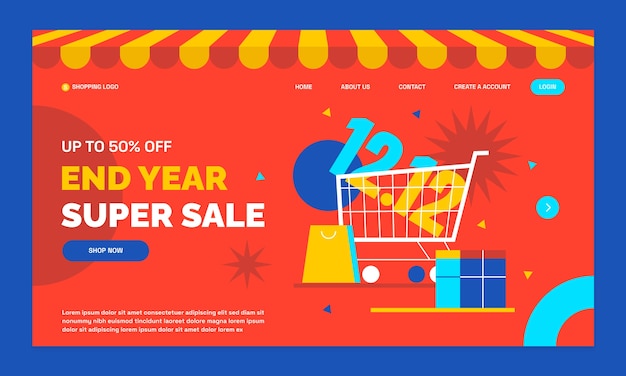 双12双十二购物街促销电商广告banner横幅模板