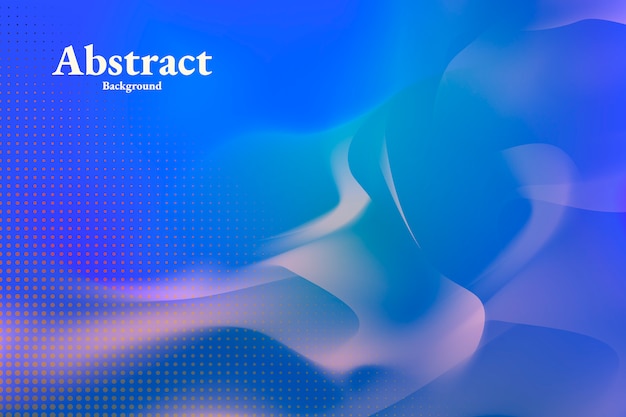 抽象波浪波纹烟雾渐变蓝色背景