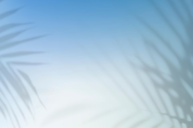 渐变植物投影背景