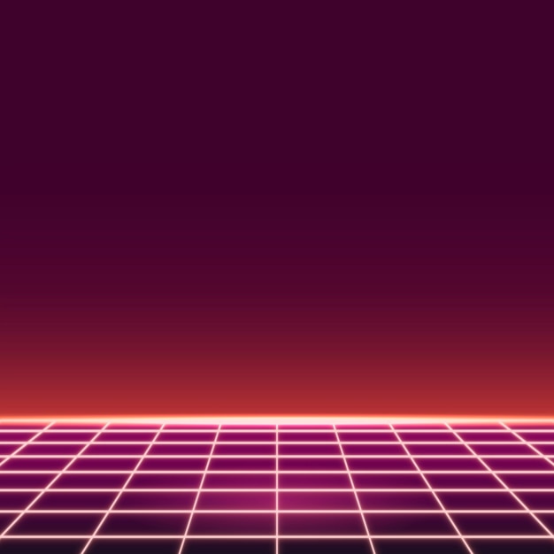 蒸汽波风格网格复古背景