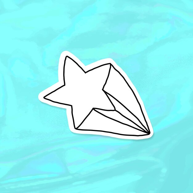 星星简笔画贴纸