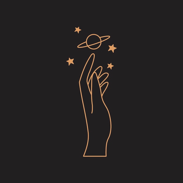 手星球星星标志logo