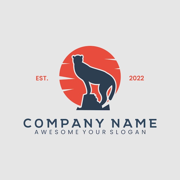 豹子太阳标志logo