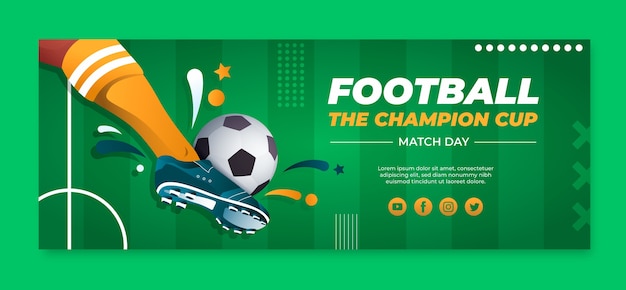 足球网页banner横幅模板
