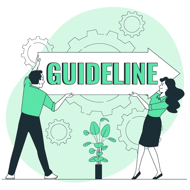 品牌指南扁平插画