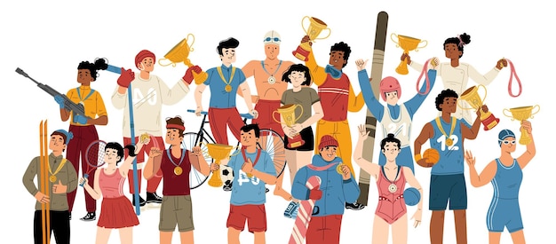 运动员领奖奖杯