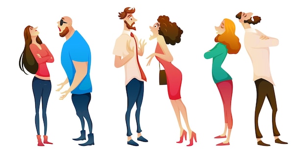 争吵的人吵架的人