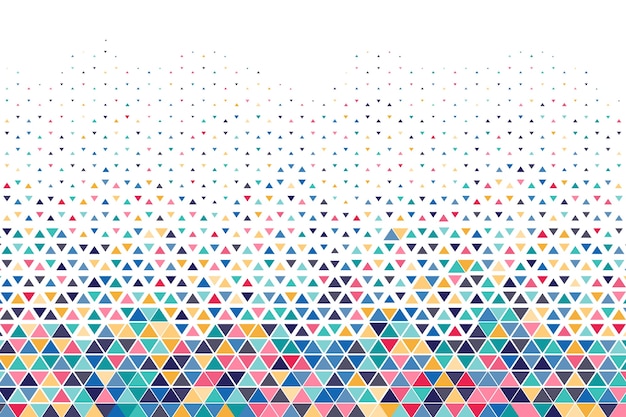 三角形几何抽象图案