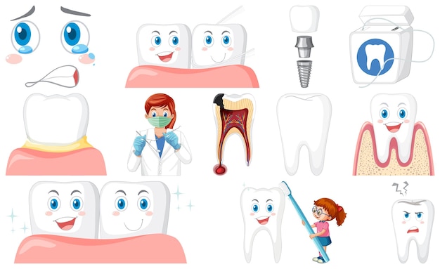 牙齿牙科种植牙洁牙牙齿健康
