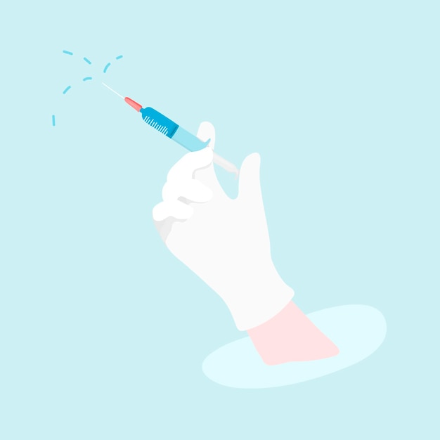 注射器疫苗注射