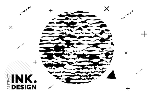 抽象波纹简约banner横幅模板