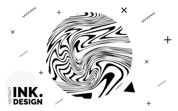 抽象波纹简约banner横幅模板