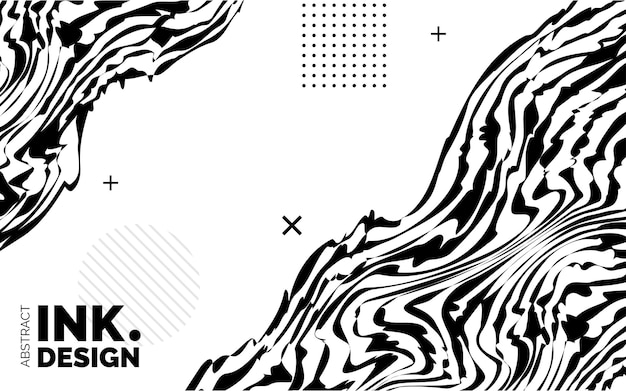 抽象波纹简约banner横幅模板